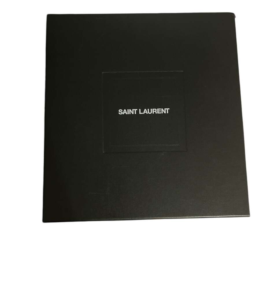 YSL Cassandra 100 sandal in new papaya NIB size 39 - Picture 13 of 14